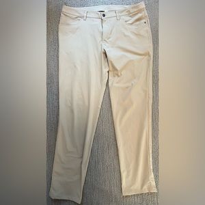 Lululemon ABC Pant Classic *34" Tofino Sand. Please read description.